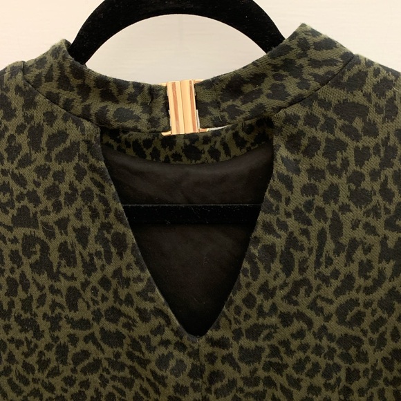 Anthropologie Knit Long Sleeve Print Dress, Size M - Picture 6 of 10